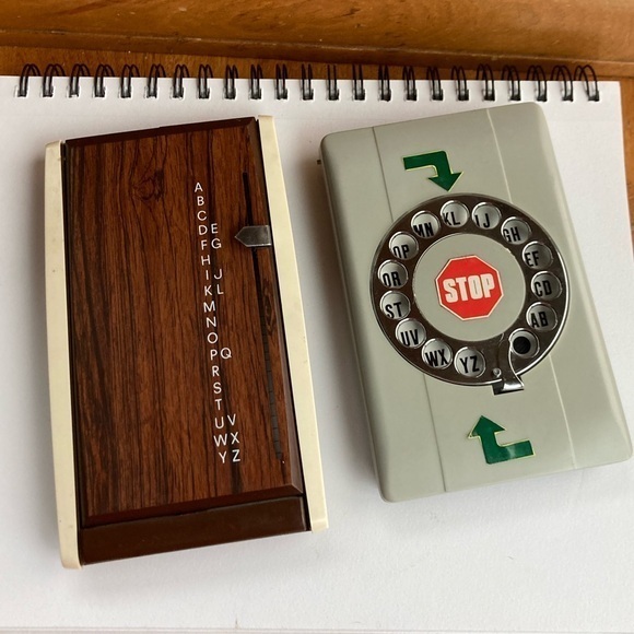 Other - VNTG Address phone number book Hong Kong 60s 70s clean like new! The dial spins